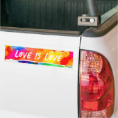 Gay Pride Rainbow Liebe ist Liebe Autoaufkleber (Auf Lkw)