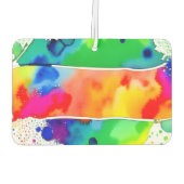 Gay Pride Rainbow Liebe ist Liebe Autolufterfrischer (Rückseite)