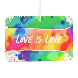 Gay Pride Rainbow Liebe ist Liebe Autolufterfrischer