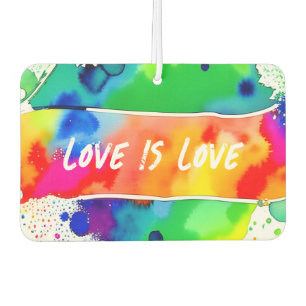 Gay Pride Rainbow Liebe ist Liebe Autolufterfrischer