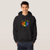 Gay Pride Rainbow Lips Hoodie (Vorne ganz)