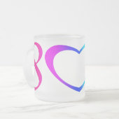 Gay Pride Rainbow Mattglastasse (Vorderseite Links)