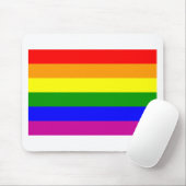 Gay Pride Rainbow Mousepad (Mit Mouse)