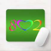 Gay Pride Rainbow Mousepad (Mit Mouse)