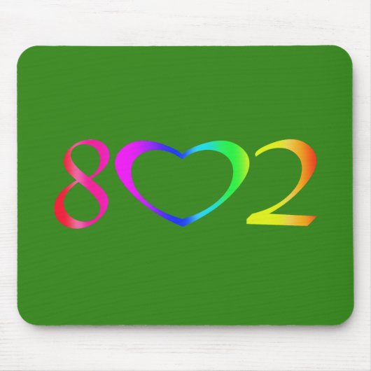 Gay Pride Rainbow Mousepad (Vorne)