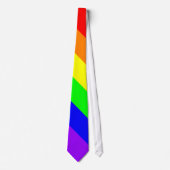 Gay Pride Rainbow Neck Tie Krawatte (Vorderseite)