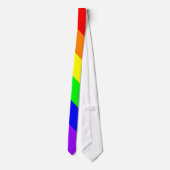 Gay Pride Rainbow Neck Tie Krawatte (Rückseite)