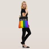Gay Pride Rainbow Personalisiert Tasche (Am Model)