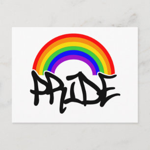 Gay Pride Rainbow Postkarte