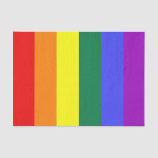 Gay Pride Rainbow Seidenpapier (Vorderseite)