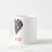 Gay Pride Rainbow Single Af Valentines Day Sarcas  Kaffeetasse (Vorderseite Links)