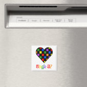 Gay Pride Rainbow Single Af Valentines Day Sarcas Magnet (In Situ (Geschirrspüler))
