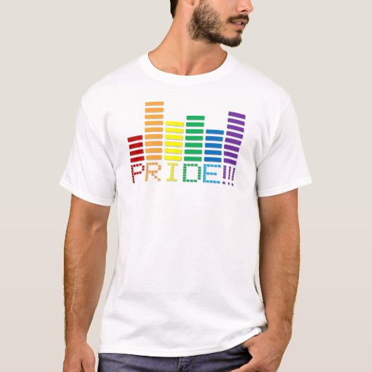 Gay Pride Rainbow Sound Bar 2013 T-Shirt (Vorderseite)