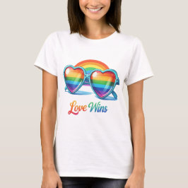 GAY PRIDE RAINBOW SUNGLASSEN T-Shirt