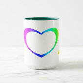 Gay Pride Rainbow Tasse (Zentrum)