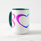 Gay Pride Rainbow Tasse (Vorderseite Links)
