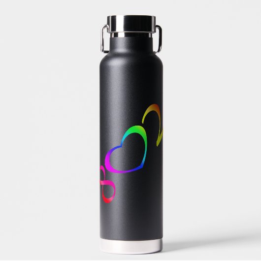 Gay Pride Rainbow Trinkflasche (Vorne)