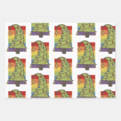 Gay Pride Rainbow Weihnachten Geschenkpapier Set (Vorderseite)