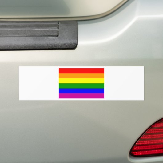 Gay Pride-Regenbogen Autoaufkleber (Auf Auto)