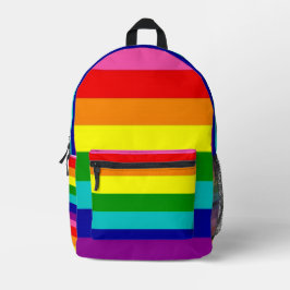Gay Pride Regenbogen farbig Bedruckter Rucksack