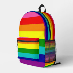 Gay Pride Regenbogen farbig Bedruckter Rucksack
