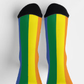 Gay Pride Regenbogen farbige LGBT Socken (Oben)
