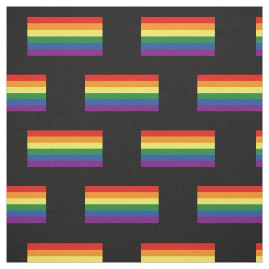 Gay Pride-Regenbogen-Flagge Stoff (Muster)