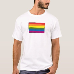Gay Pride-Regenbogen-Flagge T-Shirt