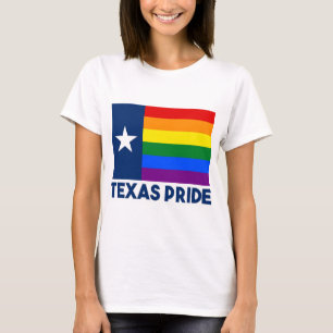 Gay Pride-Regenbogen-Flagge Texas LGBT T-Shirt