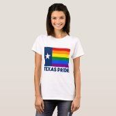 Gay Pride-Regenbogen-Flagge Texas LGBT T-Shirt (Vorne ganz)