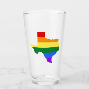 Gay Pride Regenbogen Glas