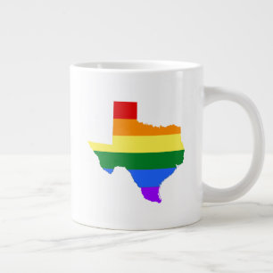 Gay Pride Regenbogen Jumbo-Tasse