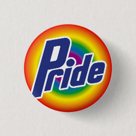 Gay Pride-Regenbogen-Logo-Knopf Button