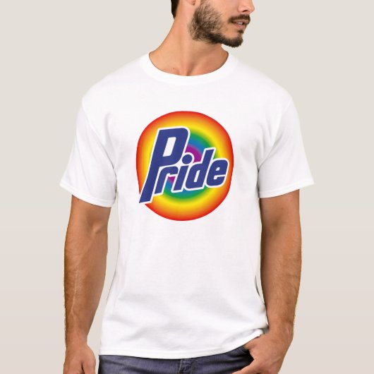 Gay Pride-Regenbogen-Logo-T - Shirt (Vorderseite)