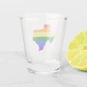 Gay Pride| Regenbogen Schnapsglas (Rückseite)