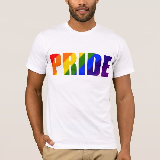 Gay Pride-Regenbogen-T - Shirt (Vorderseite)