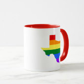 Gay Pride| Regenbogen Tasse (VorderseiteRechts)