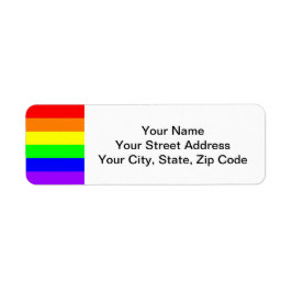 Gay Pride-Regenbogen verlassener
