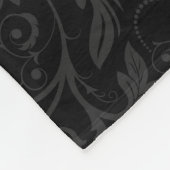 Gay Pride-Regenbogen-Zuckerschädel mit Rosen Fleecedecke (Ecke)