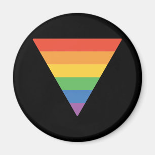 Gay Pride-Regenbogendreieck Magnet