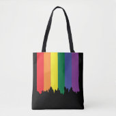 Gay Pride-Regenbogenfarbe Tasche (Vorderseite)
