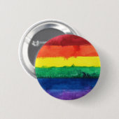 Gay Pride-Regenbogenflagge Button (Vorne & Hinten)