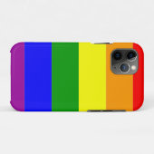 Gay Pride-Regenbogenflagge Case-Mate iPhone Hülle (Rückseite (Horizontal))
