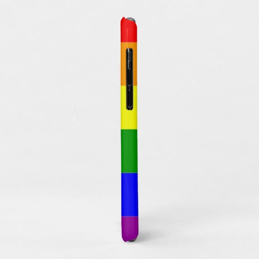Gay Pride-Regenbogenflagge Case-Mate iPhone Hülle (Hinten/Links)