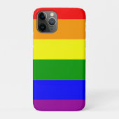 Gay Pride-Regenbogenflagge Case-Mate iPhone Hülle (Rückseite)