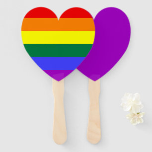 Gay Pride-Regenbogenflagge Fächer