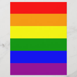 Gay Pride-Regenbogenflagge Flyer