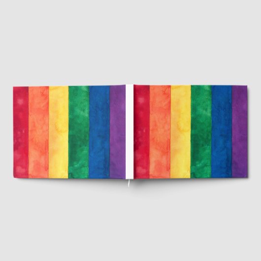Gay Pride-Regenbogenflagge Gästebuch (Voll)