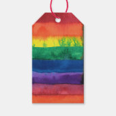 Gay Pride-Regenbogenflagge Geschenkanhänger (Vorderseite)