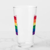 Gay Pride-Regenbogenflagge Glas (Links)